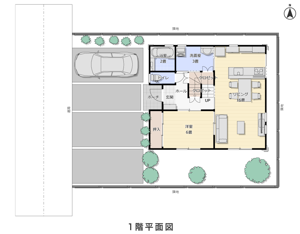1階平面図