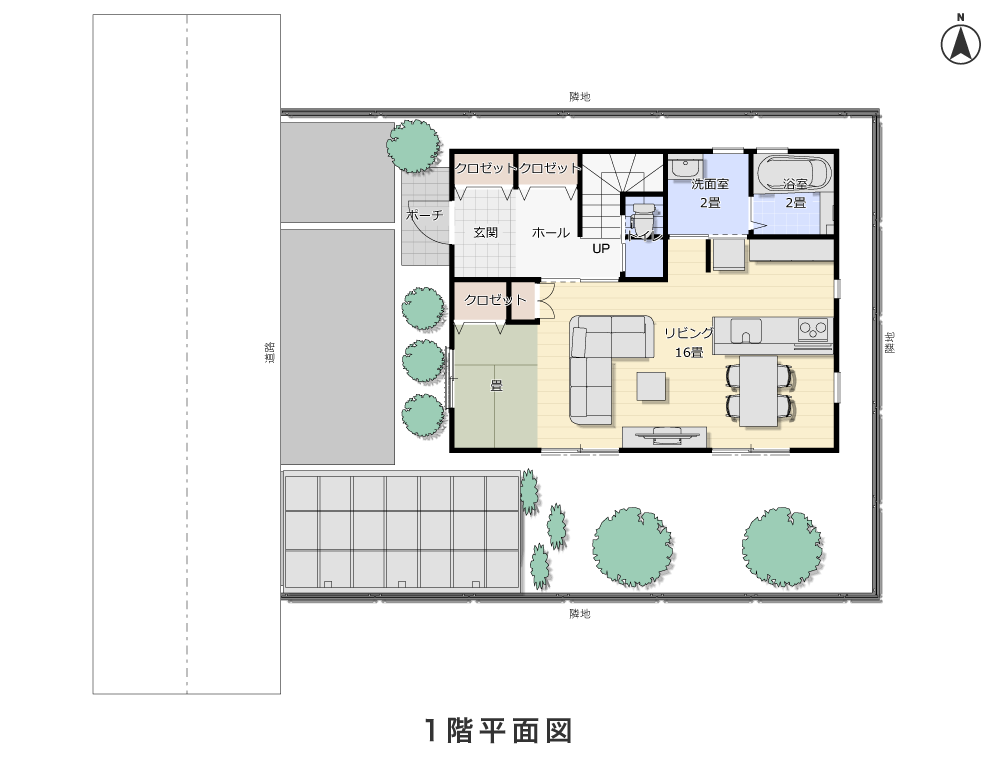1階平面図