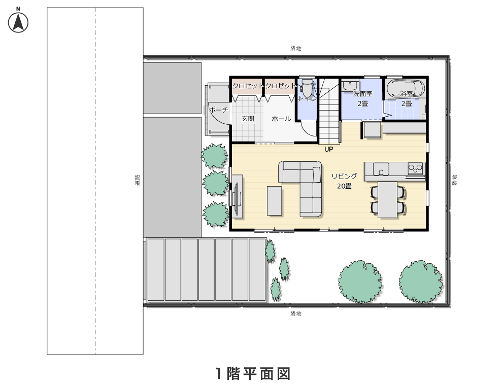 1階平面図