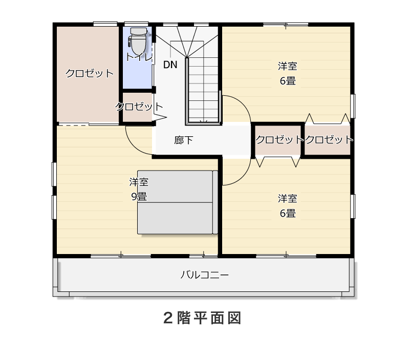 2階平面図