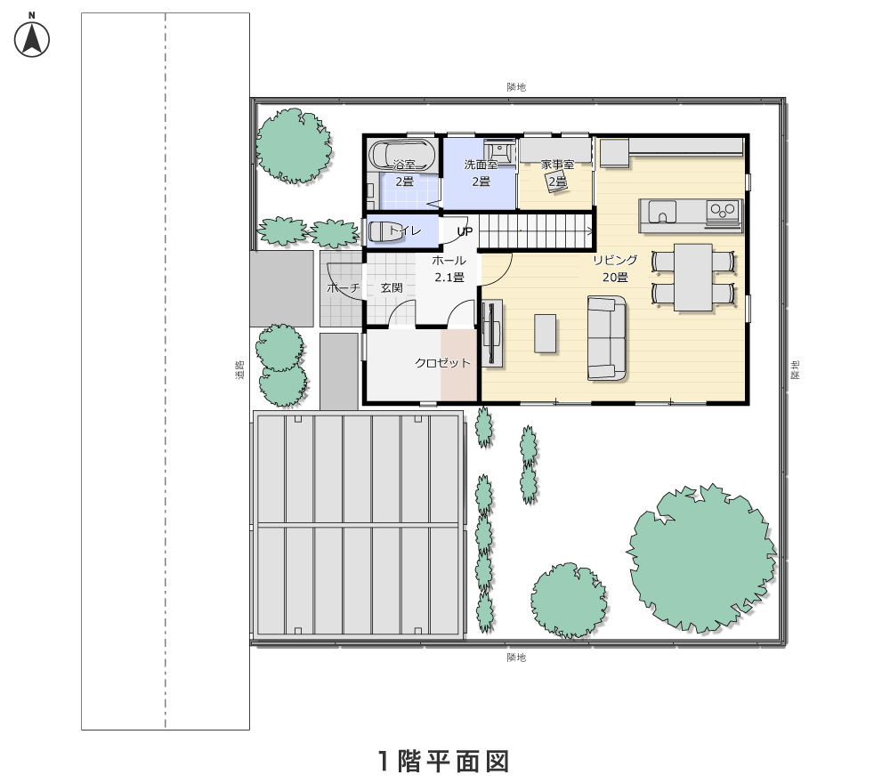 1階平面図