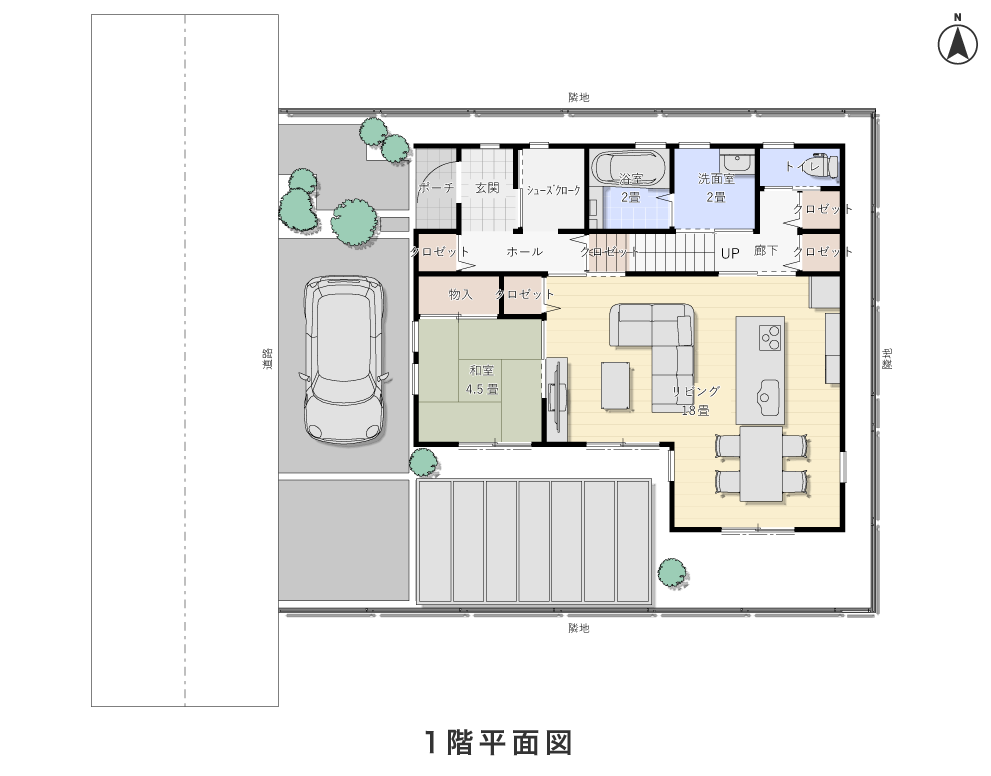 1階平面図
