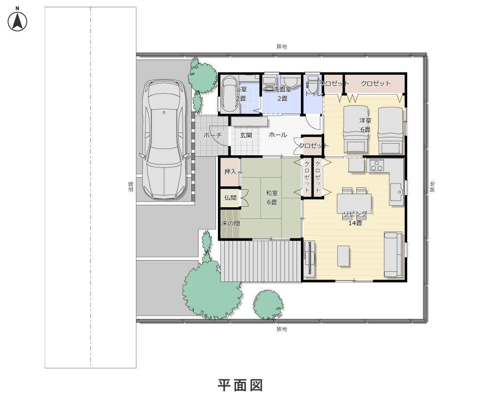1階平面図