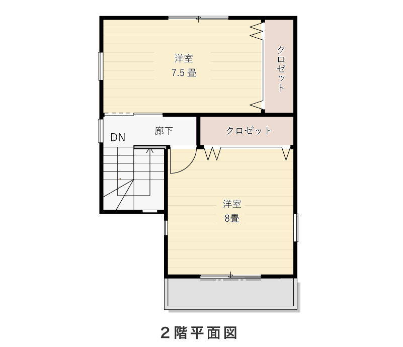 2階平面図