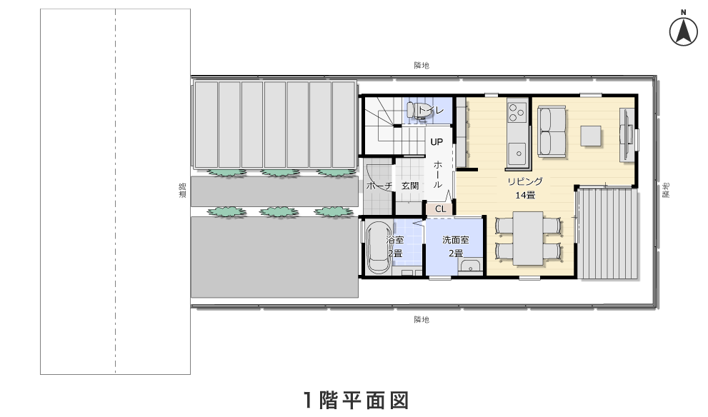 1階平面図