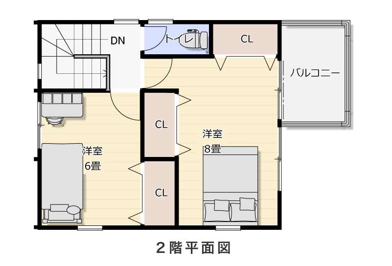2階平面図