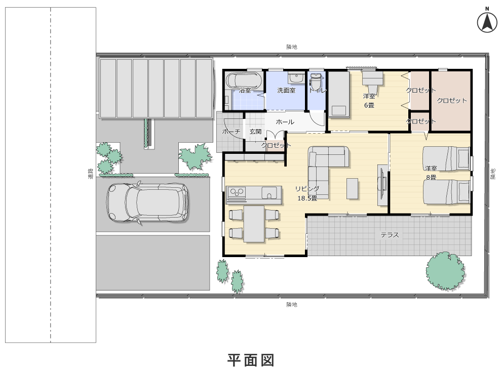 1階平面図