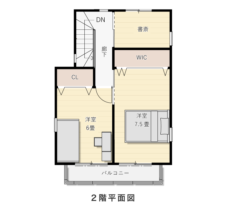 2階平面図