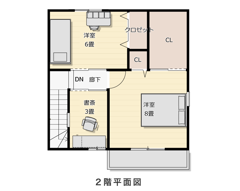2階平面図