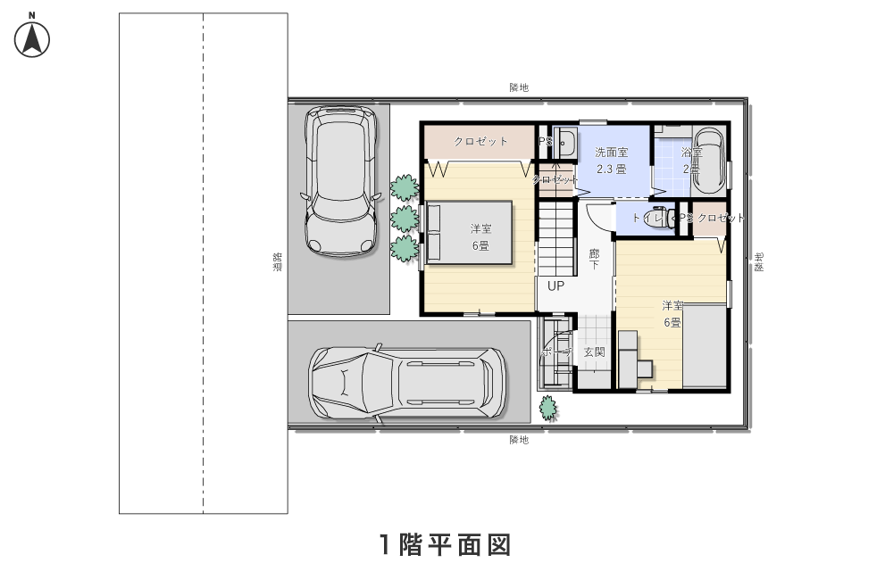 1階平面図