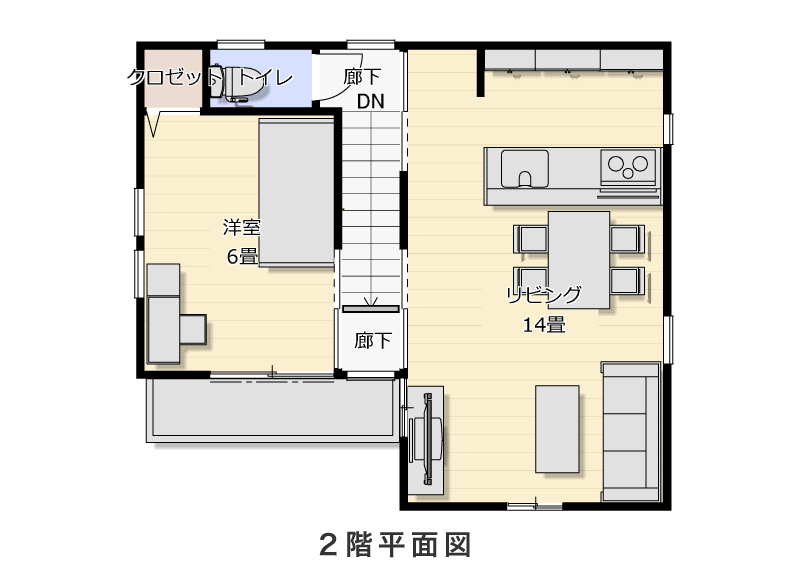 2階平面図