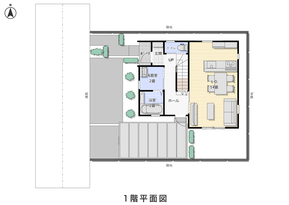 1階平面図