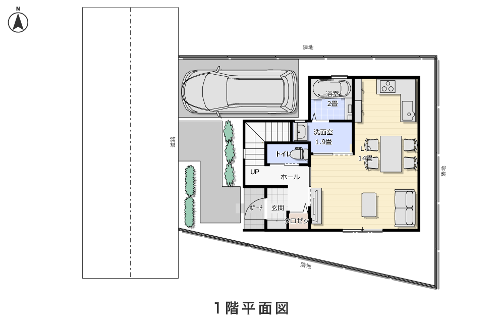 1階平面図