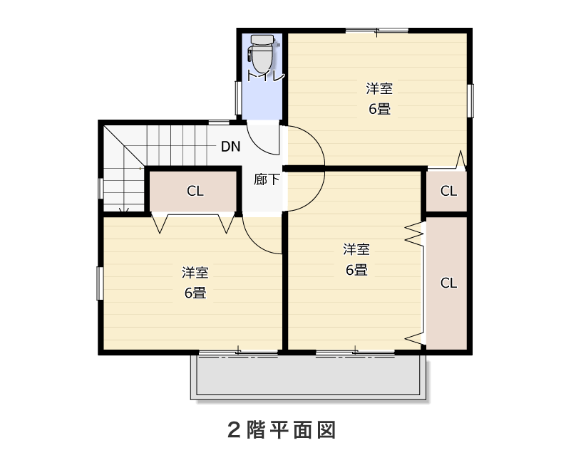 2階平面図