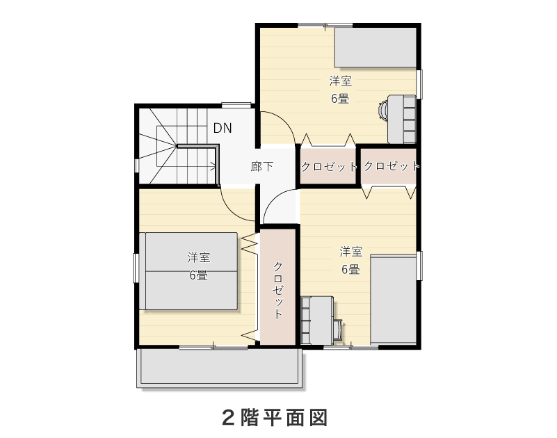 2階平面図