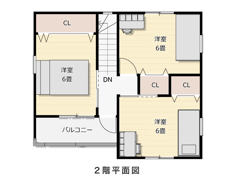 2階平面図