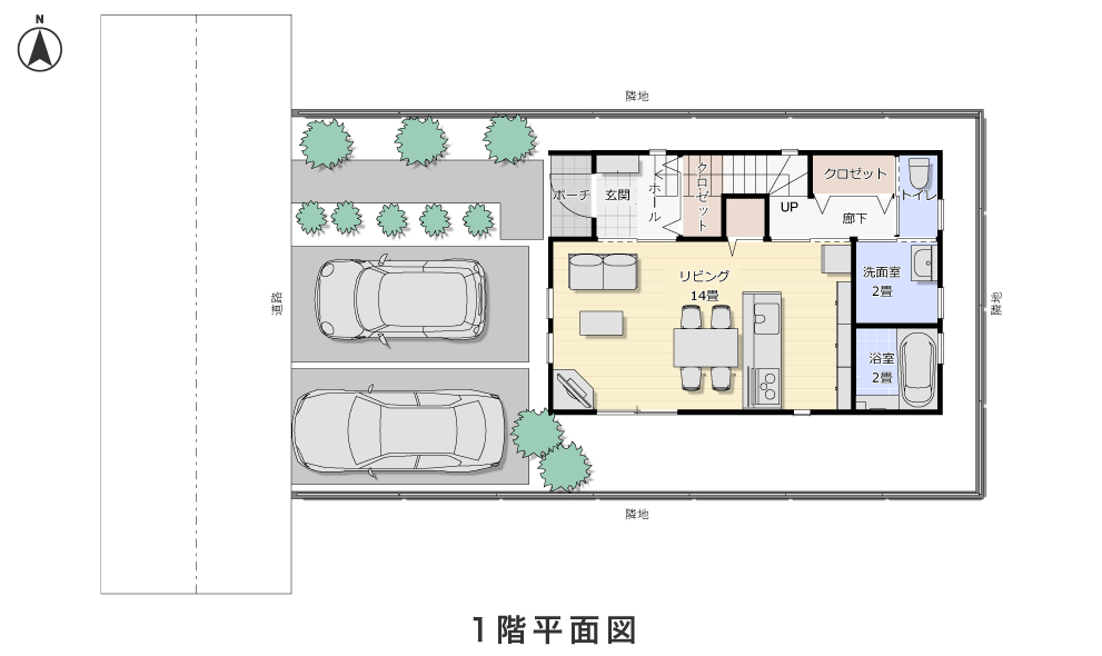 1階平面図