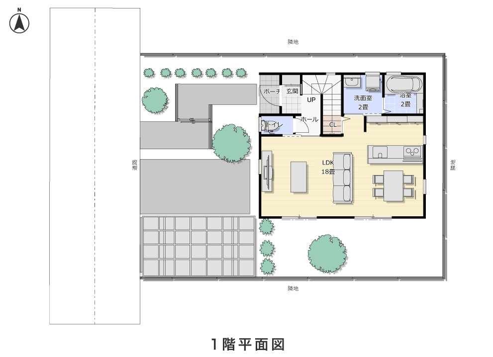 1階平面図