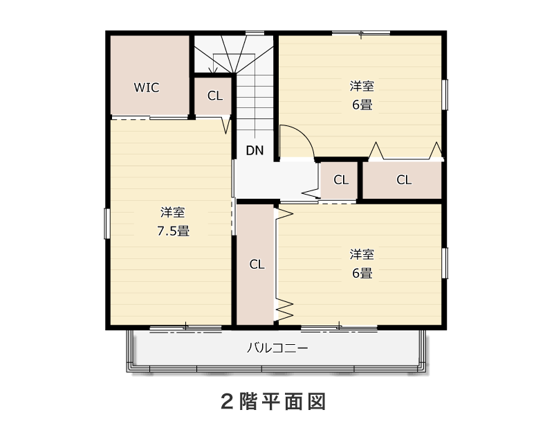 2階平面図