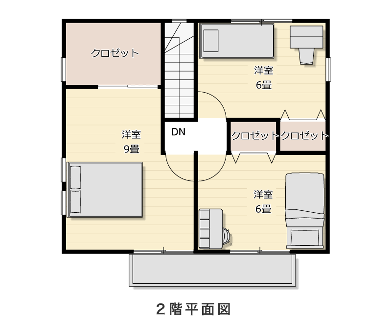 2階平面図