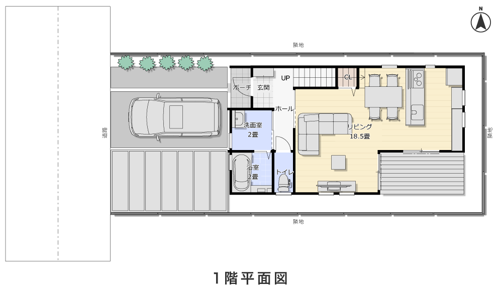 1階平面図