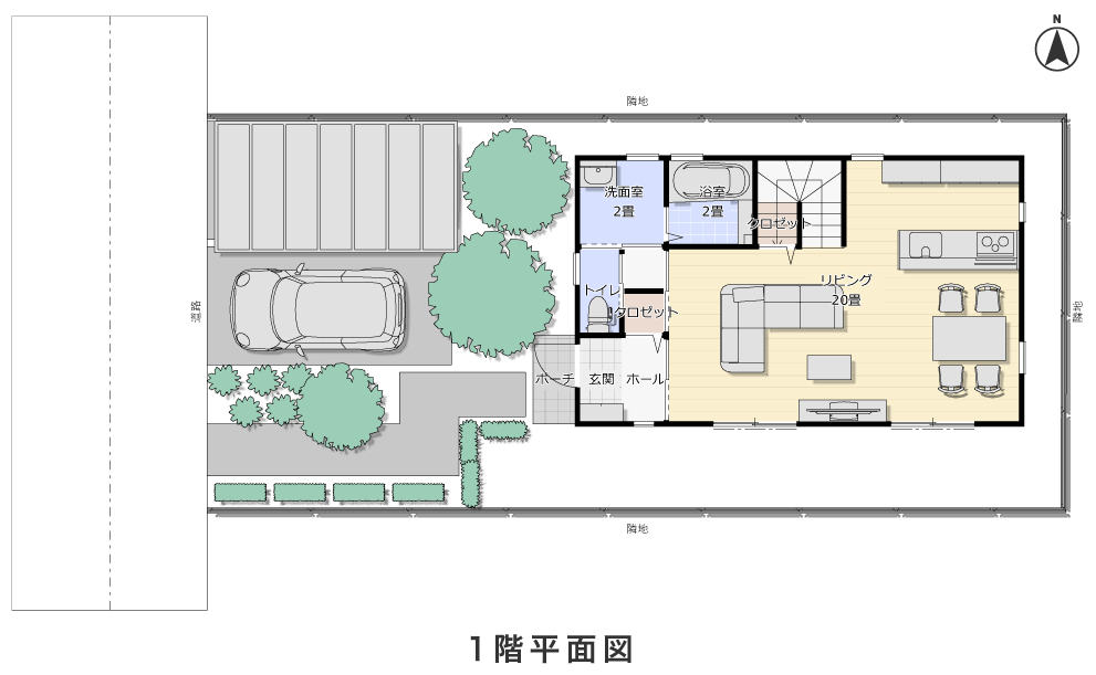 1階平面図