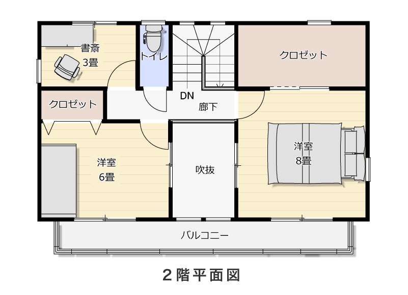 2階平面図