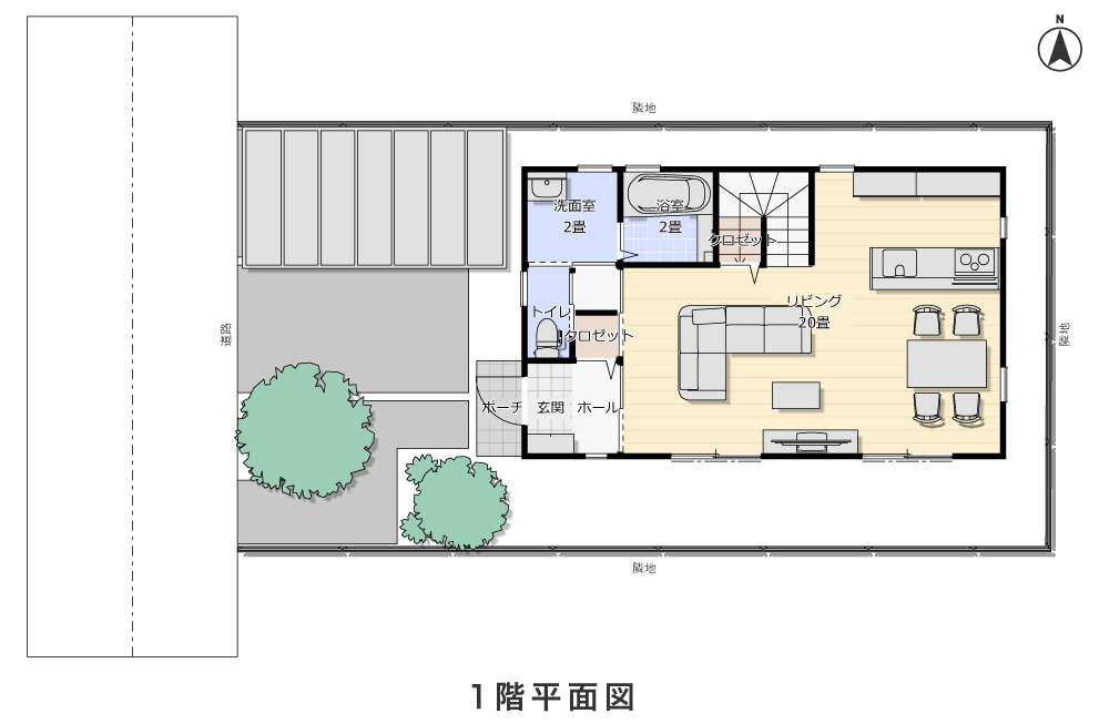 1階平面図