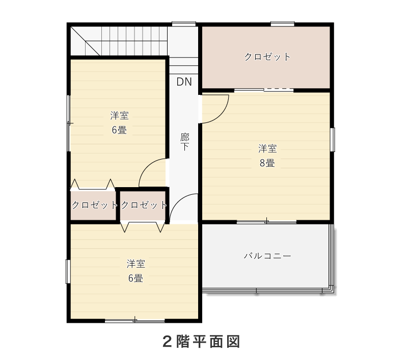 2階平面図
