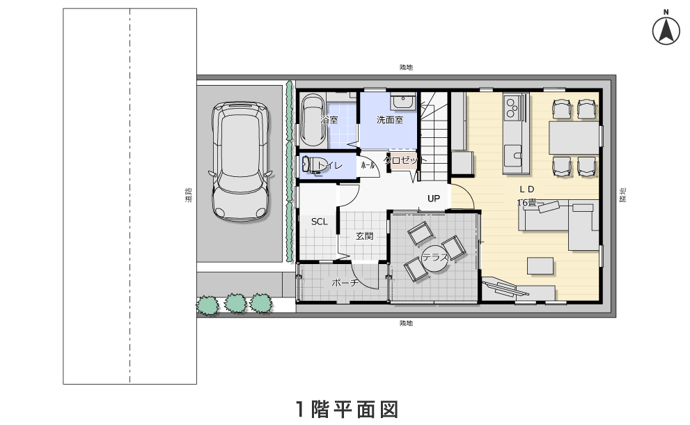 1階平面図